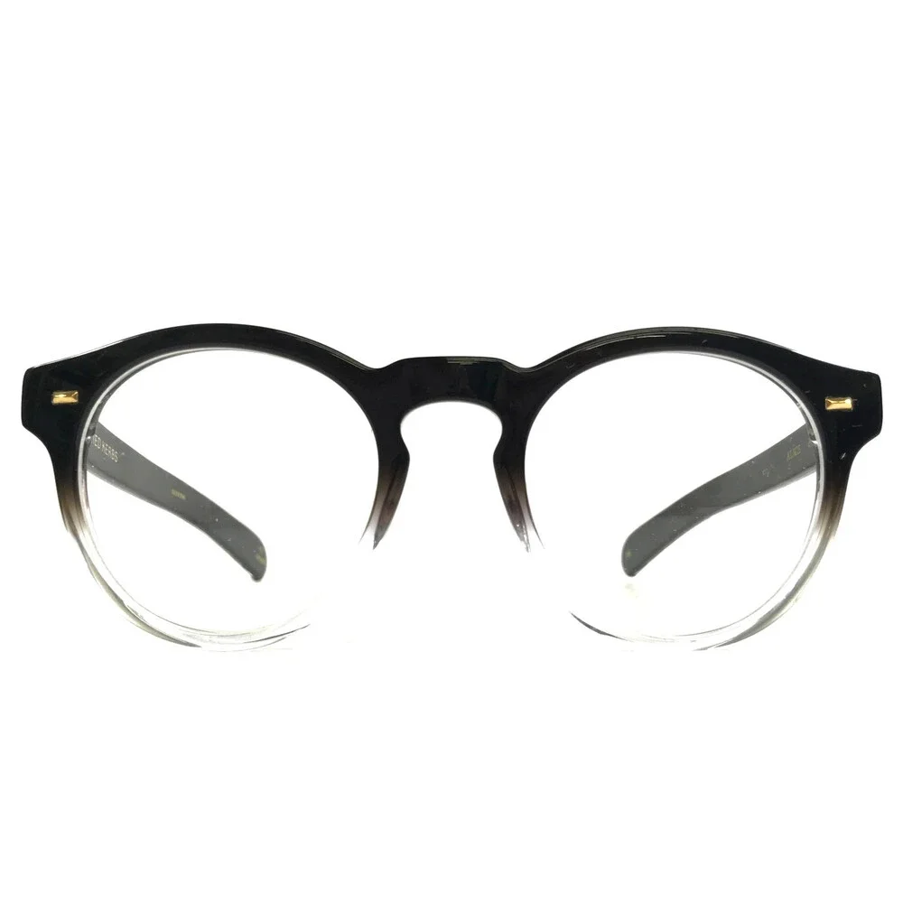 Alfred Kerbs Eyeglasses Frames ALICE BK Black Gradient Round Full Rim 51-23-150